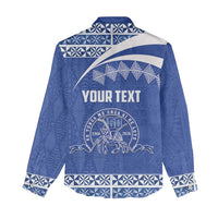 Personalised Tonga Tupou College Toloa Women Casual Shirt 160 Years Anniversary Tongan Ngatu Pattern LT14 - Polynesian Pride