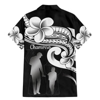 Guam Father's Day Family Matching Mermaid Dress and Hawaiian Shirt Chamorro Latte Stone Polynesian Pattern LT14 - Polynesian Pride