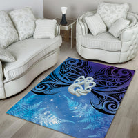 New Zealand Matariki Area Rug Aotearoa Maori New Year Manaia Galaxy Vibes LT14 - Polynesian Pride