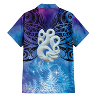 New Zealand Matariki Family Matching Summer Maxi Dress and Hawaiian Shirt Aotearoa Maori New Year Manaia Galaxy Vibes LT14 - Polynesian Pride