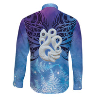 New Zealand Matariki Family Matching Tank Maxi Dress and Hawaiian Shirt Aotearoa Maori New Year Manaia Galaxy Vibes LT14 - Polynesian Pride