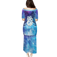 New Zealand Matariki Puletasi Aotearoa Maori New Year Manaia Galaxy Vibes LT14 - Polynesian Pride