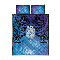 New Zealand Matariki Quilt Bed Set Aotearoa Maori New Year Manaia Galaxy Vibes