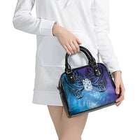 New Zealand Matariki Shoulder Handbag Aotearoa Maori New Year Manaia Galaxy Vibes LT14 - Polynesian Pride