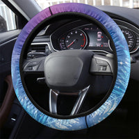 New Zealand Matariki Steering Wheel Cover Aotearoa Maori New Year Manaia Galaxy Vibes LT14 - Polynesian Pride
