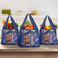 Samoa Independence Day Grocery Bag 1962 Proud Samoan Warrior