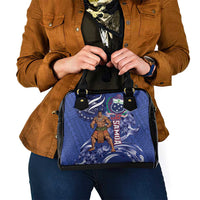 Samoa Independence Day Shoulder Handbag 1962 Proud Samoan Warrior