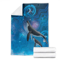 Paikea New Zealand Matariki Blanket Humpback Whale Taniko Motifs Ocean Vibes