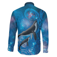 Paikea New Zealand Matariki Family Matching Puletasi and Hawaiian Shirt Humpback Whale Taniko Motifs Ocean Vibes LT14 - Polynesian Pride