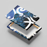 Piwakawaka New Zealand Matariki Canvas Wall Art Maori New Year Silver Fern Blue Galaxy LT14 - Polynesian Pride