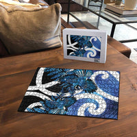 Piwakawaka New Zealand Matariki Puzzle Maori New Year Silver Fern Blue Galaxy LT14 - Polynesian Pride