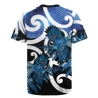 Piwakawaka New Zealand Matariki Rugby Jersey Maori New Year Silver Fern Blue Galaxy LT14 - Polynesian Pride