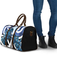 Piwakawaka New Zealand Matariki Travel Bag Maori New Year Silver Fern Blue Galaxy LT14 - Polynesian Pride