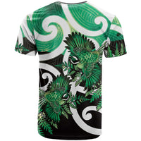 Piwakawaka New Zealand Matariki T Shirt Maori New Year Silver Fern Green Galaxy LT14 - Polynesian Pride