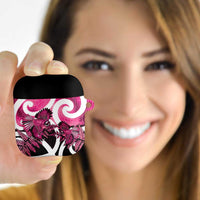 Piwakawaka New Zealand Matariki AirPods Case Maori New Year Silver Fern Pink Galaxy LT14 - Polynesian Pride
