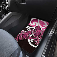 Piwakawaka New Zealand Matariki Car Mats Maori New Year Silver Fern Pink Galaxy LT14 - Polynesian Pride