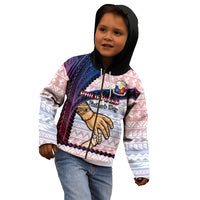 Personalised Father Day Philippines Kid Hoodie Filipino Pattern Maligayang Araw ng Mga Ama LT14 - Polynesian Pride