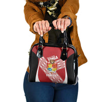 Tonga Rugby Custom Shoulder Handbag Go ʻIkale Tahi Go Tongan Tapa Cloth