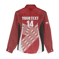 Tonga Rugby Custom Women Casual Shirt Go ʻIkale Tahi Go Tongan Tapa Cloth