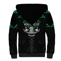 Personalised Aotearoa Rugby Sherpa Hoodie New Zealand Maori Kete Matauranga Pattern LT14 - Polynesian Pride
