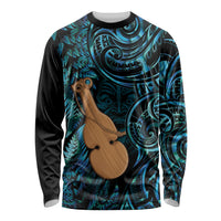 Kotiate New Zealand Long Sleeve Shirt Maori Weapon Paua Shell Haka Fern