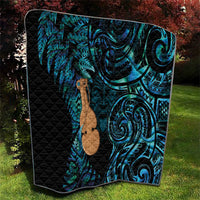 Kotiate New Zealand Quilt Maori Weapon Paua Shell Haka Fern LT14 - Polynesian Pride