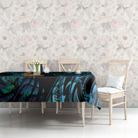 Kotiate New Zealand Tablecloth Maori Weapon Paua Shell Haka Fern LT14 - Polynesian Pride
