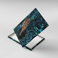 Maripi New Zealand Canvas Wall Art Maori Weapon Paua Shell Haka Fern