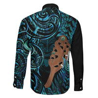 Maripi New Zealand Family Matching Puletasi and Hawaiian Shirt Maori Weapon Paua Shell Haka Fern LT14 - Polynesian Pride