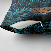 Maripi New Zealand Pillow Cover Maori Weapon Paua Shell Haka Fern