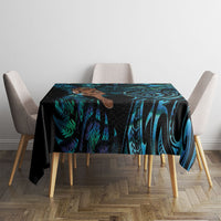 Maripi New Zealand Tablecloth Maori Weapon Paua Shell Haka Fern LT14 - Polynesian Pride