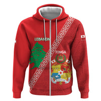Tonga And Lebanon Hoodie 2026 Together Half Style