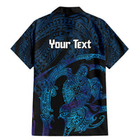 Personalised Tahiti Moorea Atoll Family Matching Mermaid Dress and Hawaiian Shirt Polynesian Sea Turtle LT14 - Polynesian Pride