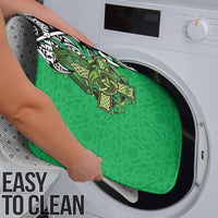New Zealand and Ireland Rugby Custom Bathroom Set Maori Tiki Fern Irish Celtic Cross LT14 - Polynesian Pride
