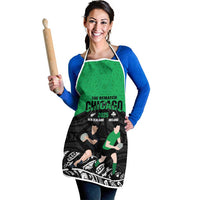 New Zealand and Ireland Rugby Apron Chicago 2025 Go All Black Shamrocks LT14 - Polynesian Pride
