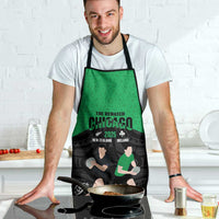 New Zealand and Ireland Rugby Apron Chicago 2025 Go All Black Shamrocks LT14 - Polynesian Pride