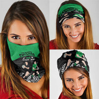 New Zealand and Ireland Rugby Neck Gaiter Chicago 2025 Go All Black Shamrocks LT14 - Polynesian Pride