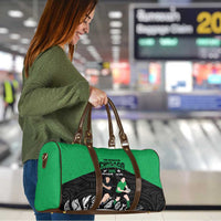 New Zealand and Ireland Rugby Travel Bag Chicago 2025 Go All Black Shamrocks LT14 - Polynesian Pride
