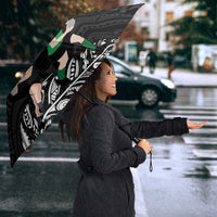 New Zealand and Ireland Rugby Umbrella Chicago 2025 Go All Black Shamrocks LT14 - Polynesian Pride