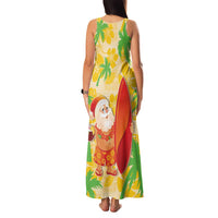 Aloha Hawaii Christmas Family Matching Tank Maxi Dress and Hawaiian Shirt Mele Kalikimaka Funny Santa Palaka Quilt Motifs LT14 - Polynesian Pride