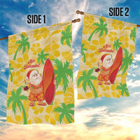 Aloha Hawaii Christmas Garden Flag Mele Kalikimaka Funny Santa Palaka Quilt Motifs LT14 - Polynesian Pride