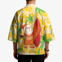 Aloha Hawaii Christmas Kimono Mele Kalikimaka Funny Santa Palaka Quilt Motifs LT14 - Polynesian Pride