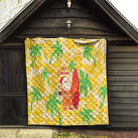 Aloha Hawaii Christmas Quilt Mele Kalikimaka Funny Santa Palaka Quilt Motifs LT14 - Polynesian Pride