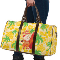 Aloha Hawaii Christmas Travel Bag Mele Kalikimaka Funny Santa Palaka Quilt Motifs LT14 - Polynesian Pride