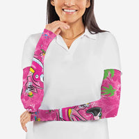 Aloha Hawaii Christmas Arm Sleeves Mele Kalikimaka Chill Flamingo Palaka Quilt Motifs LT14 - Polynesian Pride