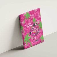 Aloha Hawaii Christmas Canvas Wall Art Mele Kalikimaka Chill Flamingo Palaka Quilt Motifs LT14 - Polynesian Pride