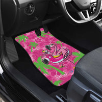 Aloha Hawaii Christmas Car Mats Mele Kalikimaka Chill Flamingo Palaka Quilt Motifs LT14 - Polynesian Pride