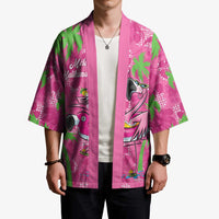 Aloha Hawaii Christmas Kimono Mele Kalikimaka Chill Flamingo Palaka Quilt Motifs LT14 - Polynesian Pride