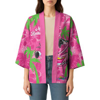 Aloha Hawaii Christmas Kimono Mele Kalikimaka Chill Flamingo Palaka Quilt Motifs LT14 - Polynesian Pride