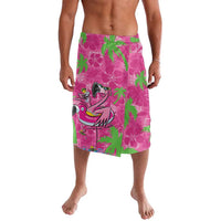 Aloha Hawaii Christmas Lavalava Mele Kalikimaka Chill Flamingo Palaka Quilt Motifs LT14 Pink - Polynesian Pride